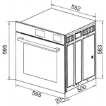 Robam 老板 CQ926H01 60厘米 73公升 嵌入式蒸汽焗爐